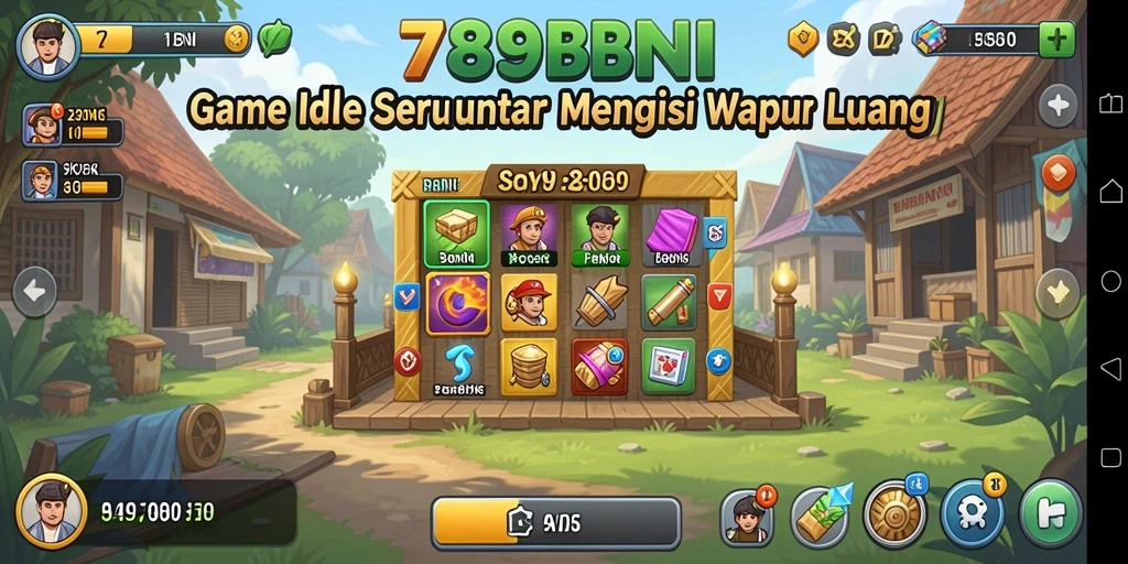 Screenshot utama 789BNI menampilkan gameplay Idle yang santai dan menarik.
