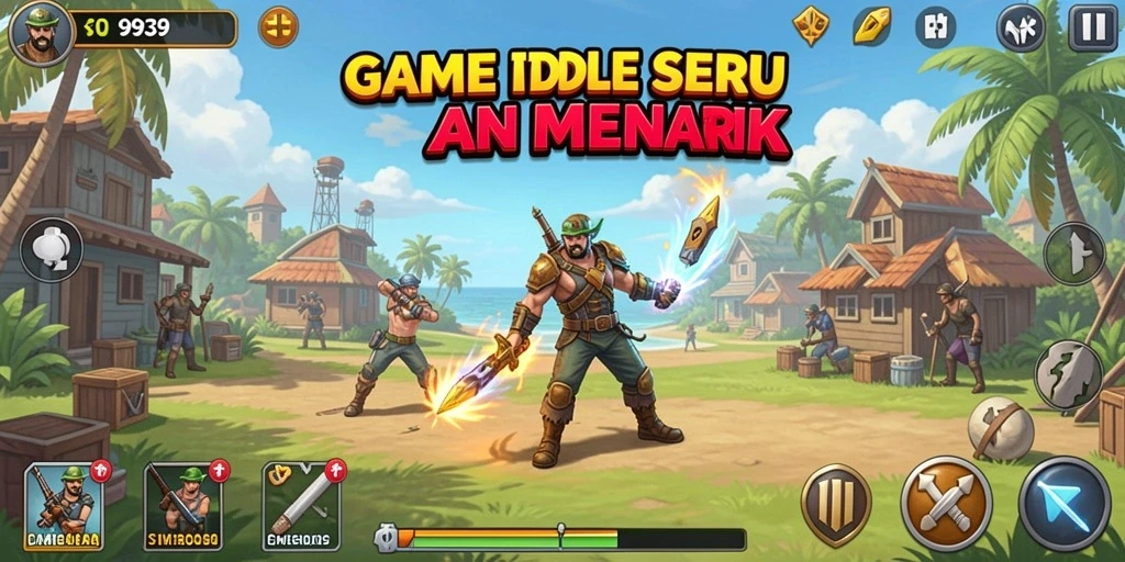 Tampilan gameplay 9939 yang menarik dalam genre Idle.