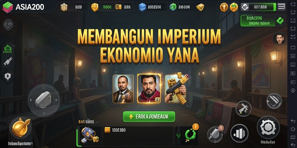 Tampilan gameplay ASIA200 yang menarik dan interaktif.