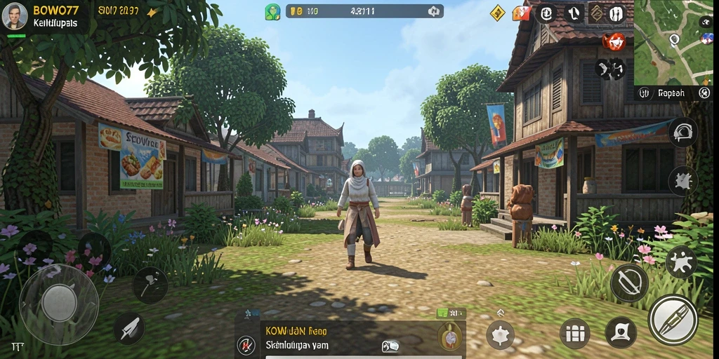 Tampilan gameplay BOWO77 yang kaya dan interaktif.