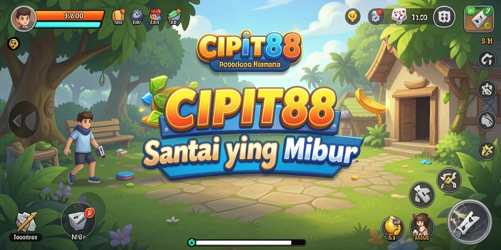 Tangkapan layar utama CIPIT88 yang menunjukkan gameplay penuh warna.