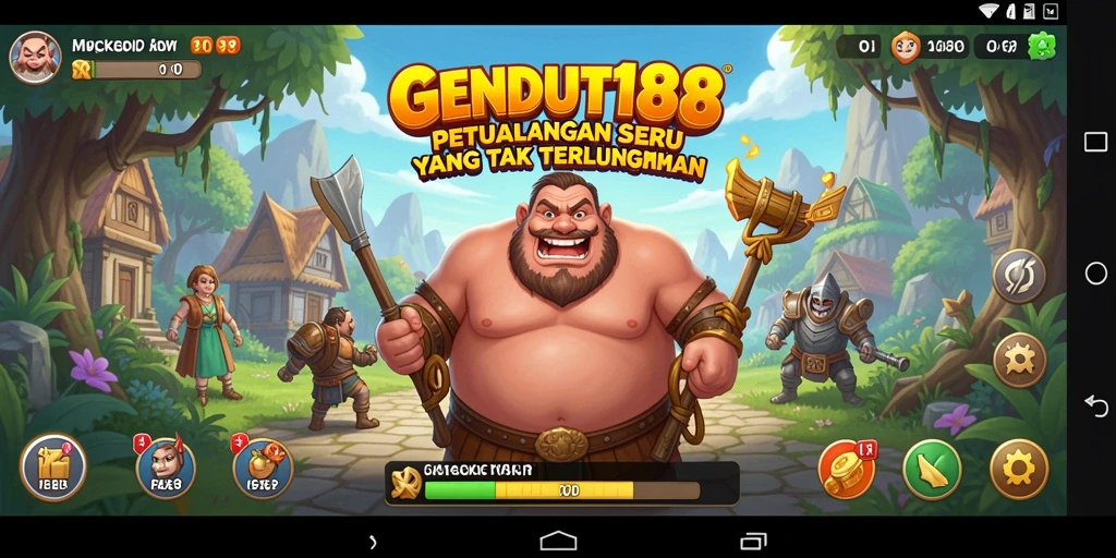 Screenshot utama GENDUT188 memperlihatkan aksi seru dalam gameplay petualangan.