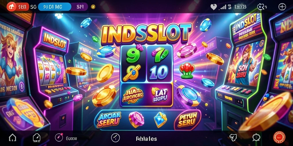 Tampilan gameplay seru INDSLOT dengan grafis yang mencolok dan fitur menarik.