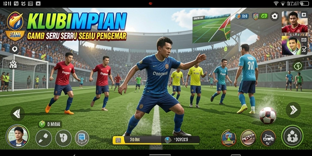 Tampilan gameplay <strong>KLUBIMPIAN</strong> yang menarik dan mendebarkan.