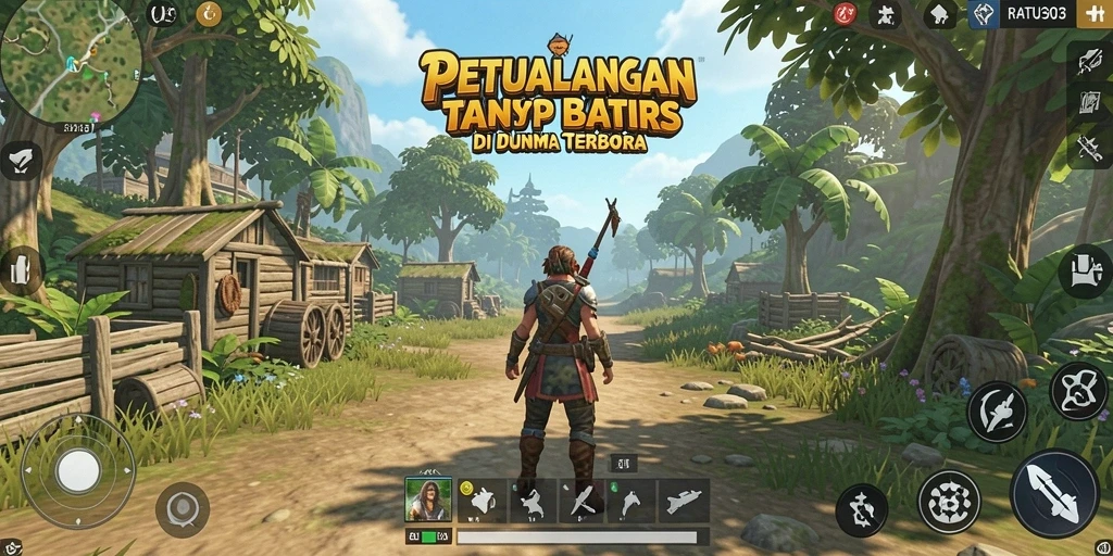 Gameplay Open World yang penuh aksi dan eksplorasi.