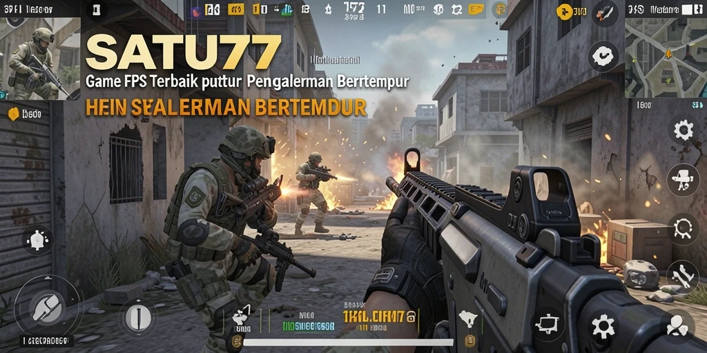 Gameplay seru dan mendebarkan dalam SATU77 dengan aksi tembak-tembakan.