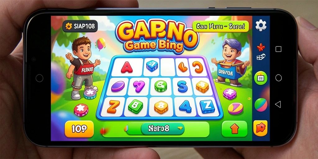 Tampilan gameplay seru dan interaktif dalam SIAP108 Bingo.
